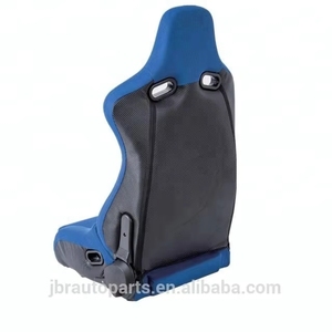 Siège de course JBR1061 en tissu sport 1064 noir et gris pour voiture de sport - Product Image 3