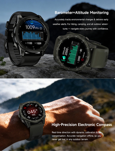 สมาร์ทวอทช์ T8 PRO Sport พร้อม GPS หน้าจอ AMOLED 1.43 นิ้ว กันน้ำ 5ATM รองรับการโทรผ่านบลูทูธ แบตเตอรี่ 530mAh เครื่องติดตามการออกกำลังกาย - Product Image 5