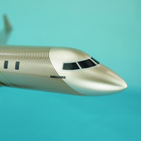 Modèle réduit Bombardier Global 7500, échelle 1:72, longueur 47 cm, de qualité supérieure, idéal comme cadeau pour les clients VIP. Modèle d'avion Bombardier