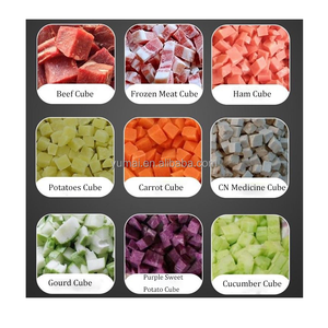 स्वचालित आलू टमाटर 3 मिमी क्यूब काटने मशीन औद्योगिक सब्जी मिर्च गाजर डिअर मशीन - Product Image 5