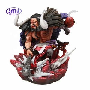Jouets en PVC personnalisés OEM <span class=keywords><strong>2022</strong></span>, figurines d'<span class=keywords><strong>action</strong></span> et jouets de haute qualité, édition bataille des quatre empereurs, bestiaire Kaidou, figurines d'<span class=keywords><strong>anime</strong></span> One Piece - Product Image 1
