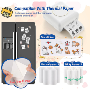 <span class=keywords><strong>Mini</strong></span> <span class=keywords><strong>imprimante</strong></span> de reçus, portable, sans encre, <span class=keywords><strong>imprimante</strong></span> <span class=keywords><strong>photo</strong></span> de poche BT pour <span class=keywords><strong>iPhone</strong></span>, machine à créer des autocollants thermiques, <span class=keywords><strong>imprimante</strong></span> d'étiquettes - Product Image 5