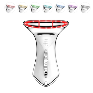 Ý tưởng sản phẩm mới 2025 mặt cổ da thắt chặt EMS cổ massager Microcurrent rung mặt và cổ Nâng máy - Product Image 2