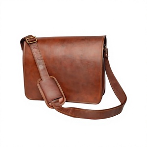 Maletín para Portátil de Cuero Genuino Marrón, Impermeable, Estilo Coreano, para Uso Diario, Personalizable, Moderno y Resistente, para Hombre y Mujer - Product Image 5