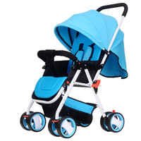 Poussette pliable portable pour bébé, légère, poussette de voyage pour bébé, cadre en aluminium, landau pour bébé de 0 à 36 mois, nourrisson, tout-petit
