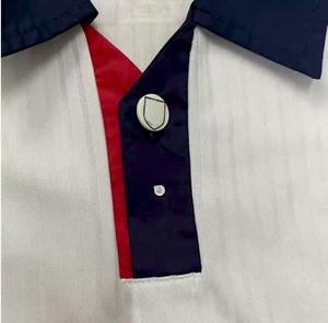 Maglia da calcio a manica lunga retrò di alta qualità con collo a Polo manica a costola apertura in poliestere kit da calcio da uomo uniforme da calcio - Product Image 5