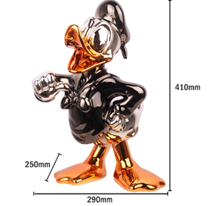 Escultura de Resina Personalizada, Moderna y Elegante, de Personajes de TV, Cine y Dibujos Animados, Estatua de Tío Patricio McDuck a Tamaño Real en Cromo, Coleccionable - Product Image 3