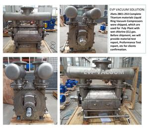 Bomba de Vacío de Anillo Líquido Accionada por <span class=keywords><strong>Correa</strong></span> 2BE3-67, Compresor de Anillo Líquido - Product Image 4
