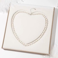 Ensemble de bijoux en perles, collier, bracelet, boucles d'oreilles, perles de riz d'eau douce 7-8 mm, argent 925, boîte en velours, luxe, vente en gros, sur mesure
