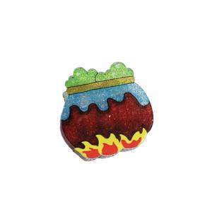 Halloween chat noir citrouille cheveux griffe foncé gothique acrylique cheveux griffes avec fantôme château conception nouveauté cheveux accessoires pour femmes - Product Image 6