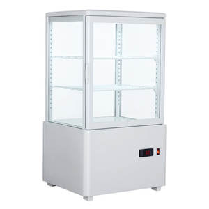 Réfrigérateur vertical à 4 portes latérales en verre de 58 litres, affichage commercial d'hôtel, vitrine de refroidissement, réfrigérateur pour boissons non alcoolisées - Product Image 6