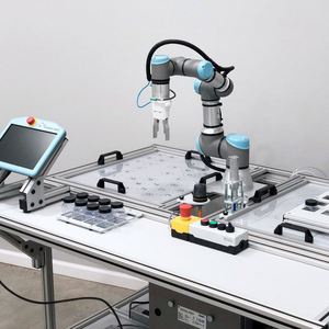 Station de travail de préhension et de placement de robots collaboratifs ONA, bras robotique universel UR5E UR10E, pince robotique SMC RTS-200, système de formation en robotique - Product Image 3