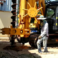 Machine à piliers forés rotative hydraulique KR125M la plus performante, équipement de construction lourde