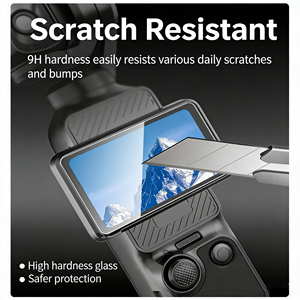 Verre trempé AR pour DJI Osmo action3/4/5Pro, Film d'affichage LCD Ultra HD 9H, protection d'écran pour objectif de caméra, anti-rayures - Product Image 4