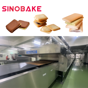 Nhà Máy bánh quy tự động tùy chỉnh sinobake để sản xuất bánh quy Sandwich kem sô cô la trắng cao cấp - Product Image 3