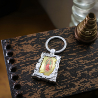 2025 nouveau Style chrétien religieux Bible porte-clés Offset imprimé métal porte-clés