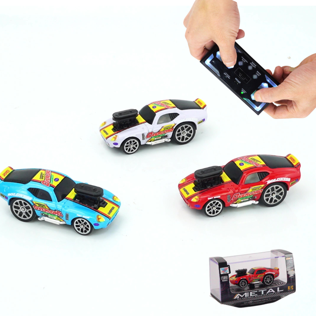 2.4G 5-Channel Metal Alloy RC GT Racing Car 1:64 Scale Variable-Speed Drift Toy Remote Controller Ready-to-Go Indoor-Outdoor