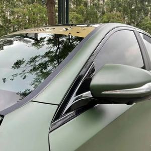 WRAPMASTER 1.52*17m Film vinyle pour voiture <span class=keywords><strong>vert</strong></span> armée <span class=keywords><strong>mat</strong></span> en céramique, prix des films pour véhicules - Product Image 4