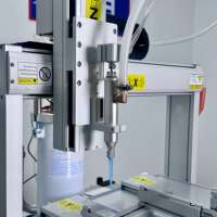 Distributeur de colle industrielle Daheng avec PLC pour la liaison de circuits électroniques de haute précision et d'éclairage