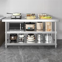 Autres fournitures hôtelières et de restauration, matériel de cuisine commerciale, table de travail en acier inoxydable, armoires de rangement de cuisine autoportantes