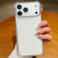 Funda Protectora para Teléfono de PC y TPU Transparente, Anti-rayones, Anti-amarillamiento, Resistente a Impactos, Venta Directa de Fábrica, para iPhone 17 16 15 14 12 Pro Max
