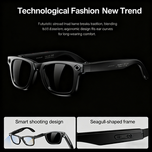 2025 New Arrival <strong>Smart</strong> Eye <strong>Glass</strong> with Camera 720P 260mAh BT <strong>Smart</strong> Eye <strong>Glasses</strong> with Multiple Optional Lenses for Outdoors Sports - Product Image 4