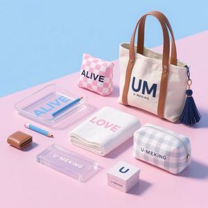 Customizable Promotional <b>Gift</b> Set Mug Pen Tote <b>Bag</b> & Keychain for Corporate Events Trade Shows with Logo Printing Bulk - Product Image 1