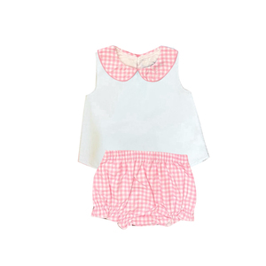 Ropa de Bebé Informal Personalizada de Algodón Orgánico, Camiseta de Algodón y Elastano para Niñas, Conjunto de 2 Piezas, Trajes para Hermanas Pequeñas - Product Image 3