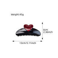 Bai Feiya grande pince à cheveux 5cm en plastique queue de cheval requin pince à la mode chignon accessoires pour femmes en gros pour le printemps doux