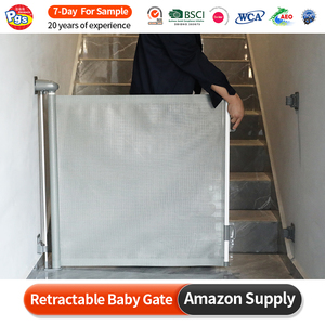 Parc pour bébé Prodigy SG025 avec barrière de sécurité rétractable longue, protection murale, barrières d'<span class=keywords><strong>escalier</strong></span> - pour enfants et bébés - Product Image 3