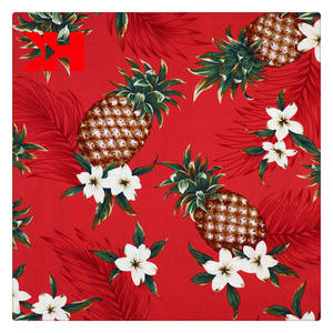 Tela de Popelina de Algodón con Estampado de <span class=keywords><strong>Piña</strong></span> de las Islas Hawaianas, Precio de Competencia por Metro, Venta al por Mayor - Product Image 2