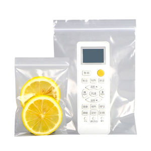 Túi nilon PE trong suốt, chống thấm, giữ tươi tốt, có khóa kéo, nhiều kích cỡ, túi zip đơn - Product Image 1