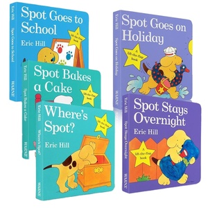Edizione originale inglese di Where's Spot? Libro cartonato con finestrelle da sbucciare. Dove è Spot? Per favore, sfoglia il libro cartonato. - Product Image 1