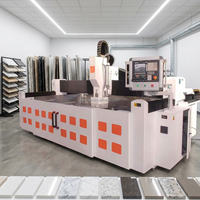 Machine de découpe à pont HMI haute précision 4+1 axes pour le meulage de granit et de marbre, puissance 10 kW, garantie 3 ans