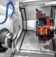 Conception de lit incliné horizontal de tour de CNC robotique de TX800-8PY de DAS pour la production de masse à usage moyen de composant satellite