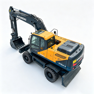 Excavatrice sur pneus Hyundai R210W-9 d'origine coréenne 2026, haute qualité et économique pour la construction routière - Product Image 1