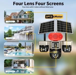 Camera năng lượng mặt trời Hieasy AOV 4 ống kính, camera <span class=keywords><strong>PT</strong></span>, 8MP, tích hợp pin, phát hiện người bằng AI, tầm nhìn ban đêm màu sắc, chống nước, an ninh ngoài trời - Product Image 3