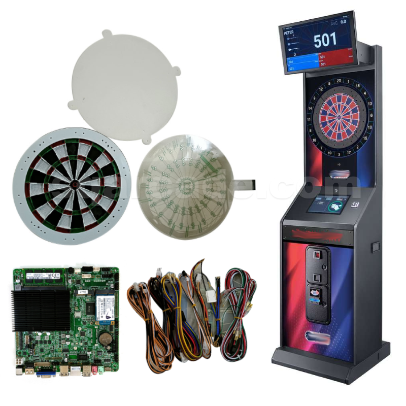 Coin-Operated-Game-Dart-Board-