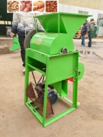Machine à décortiquer les cacahuètes automatique Lung Yeuk Mini pour usage domestique, moteur diesel/essence, haute efficacité 150 kg/h