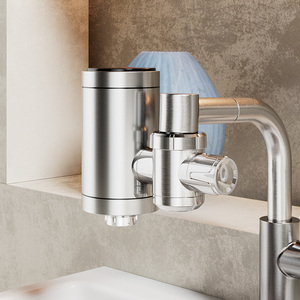 Termostato ajustable temperatura tres segundos calor rápido Acero inoxidable instalación-calentador <span class=keywords><strong>de</strong></span> agua eléctrico instantáneo sin instalación - Product Image 4