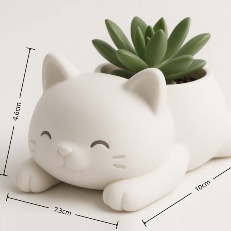 A lying kitten-trumpet
