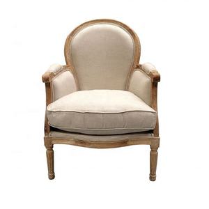 <span class=keywords><strong>Fauteuil</strong></span> individuel de salon S1090, style rétro campagne française européenne, en bois massif sculpté, avec accoudoirs en velours, amovible - Product Image 6