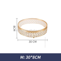 Juego de 3 Soportes para Pastel de Boda - Juego de Soportes Dorados para Mesa Central - Juego de Soportes para Exhibición de Pastelería - Juego de Decoración para Fiestas y Bodas