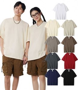 เสื้อยืดคอตตอนหนา 320 กรัม พิมพ์โลโก้ตามสั่ง ทรงหลวม ไซส์ใหญ่ เสื้อยืดเปล่า เสื้อยืดผู้ชาย เสื้อยืดผู้หญิง เสื้อยืดคอตตอน - Product Image 1