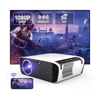 Projecteur intelligent Google 1850 ANSI Android 14 Capteur TOF NFC & Écran géant 300 pouces Éducatif 4K UHD Anti-poussière Portable