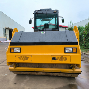 Rouleau vibratoire à double tambour Elorry de 10 tonnes, rouleau à asphalte avec système hydraulique à haute efficacité - Product Image 2