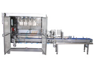 Machine d'emballage automatique de bouteilles en verre, pour lait, carton, ml