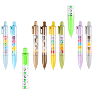 Customized Logo Creative Cute Cartoon Bread-Shaped Animals Plastic Gel Pen Promotional Kids Gift School Stationery Design Gifts - Product Image 2