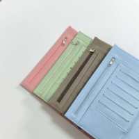 Nouveau Portefeuille-Carnet A6 en Cuir à Spirale 6 Anneaux, Couverture de Planificateur, Gris Ardoise Clair, Effet Grain de Litchi, Sans Minimum de Commande