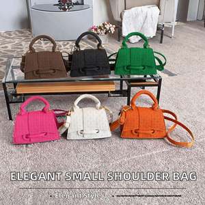 Custom Women Hand <b>Bags</b> <b>Clutch</b> Purses and Handbags Handmade Woven Neoprene Tote <b>Bag</b> Set Bucket <b>Bags</b> - Product Image 2